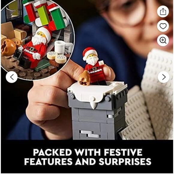 LEGO Icons Santa’s Visit 10293 Christmas House, NIB - Picture 3 of 7